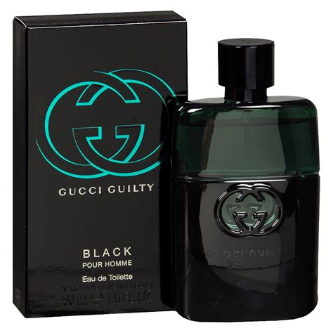 black gucci cologne|best price gucci guilty black.